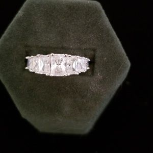 Sterling silver CZ ring